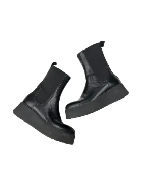 Boots Combat By Zara In Black, Size: Bridget Chelsea Combat Boots