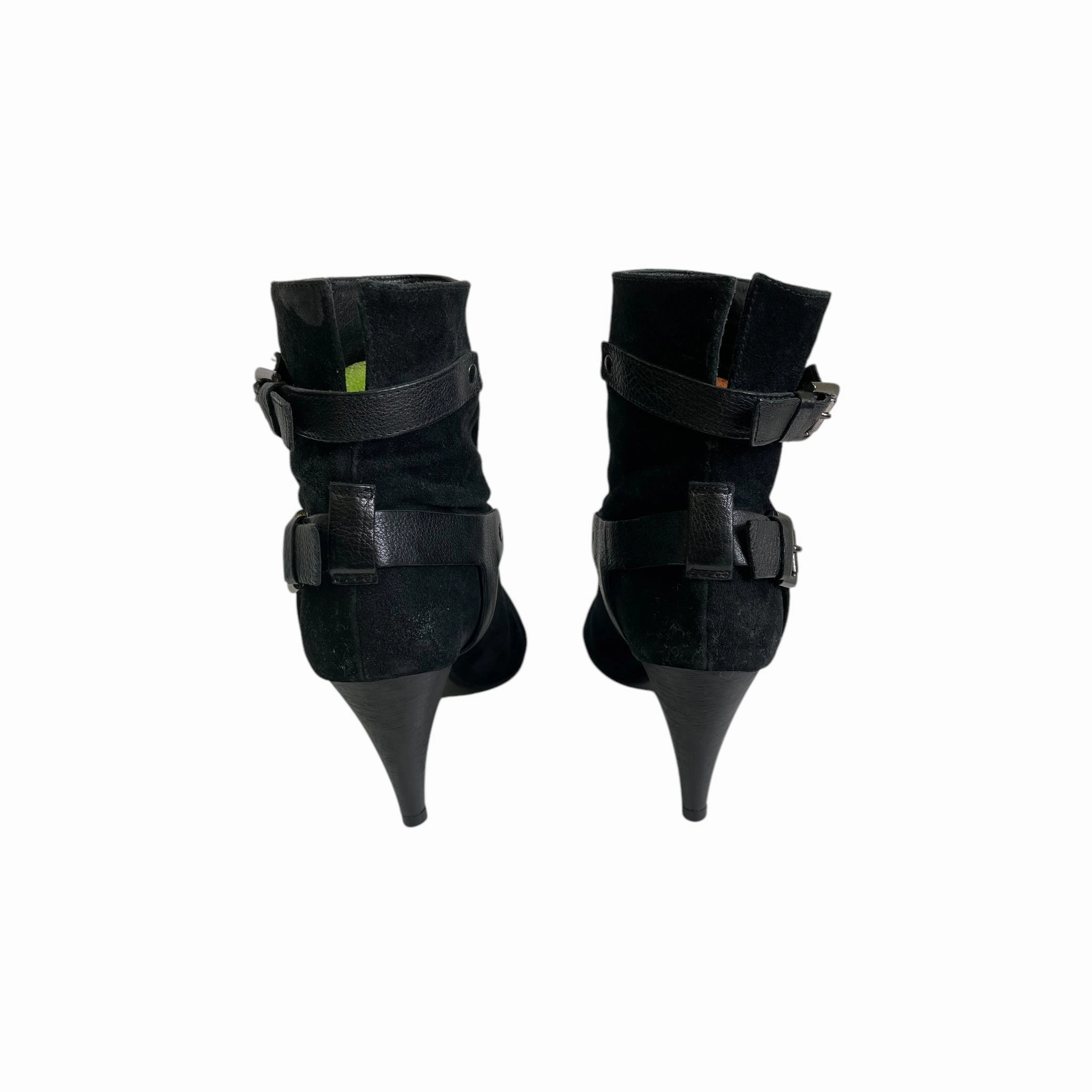 Boots Ankle Heels By Cmc In Black, Size:6.5 Best Casual Ankle Boots