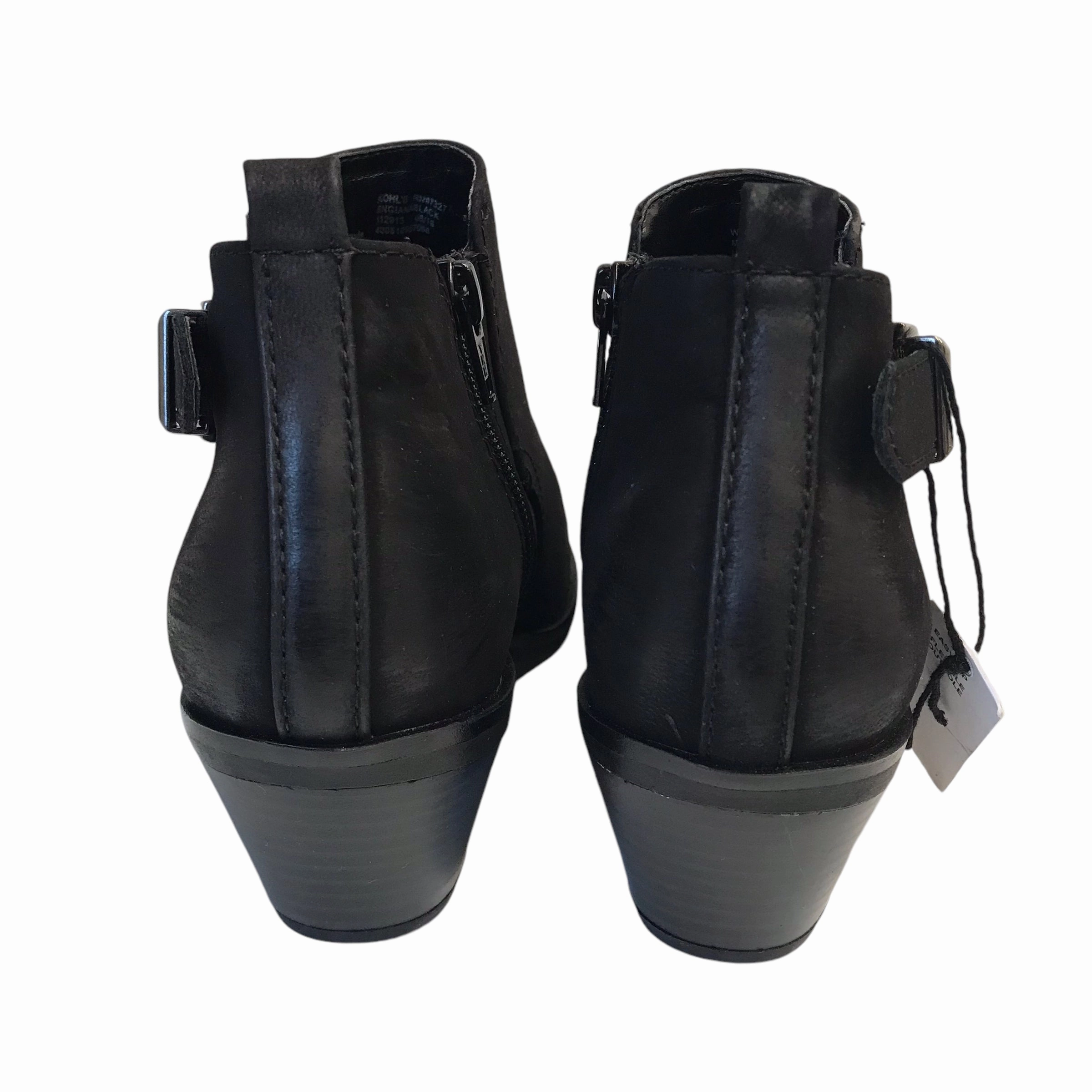 Knitted Cuff Ankle Boots Boots Ankle Heels By Sonoma In Black, Size:7