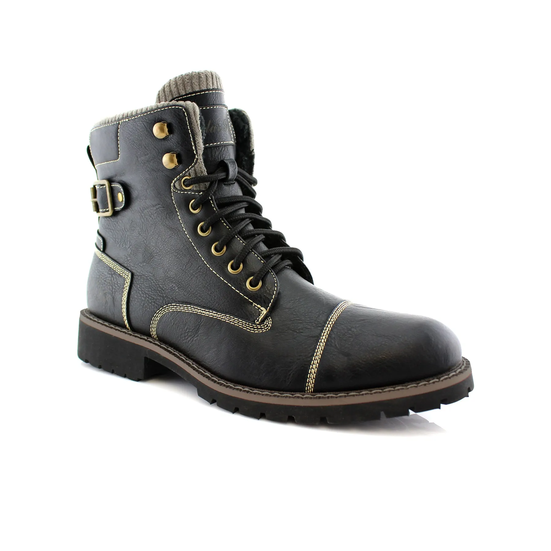 Troopa Combat Leather Boots BRADY