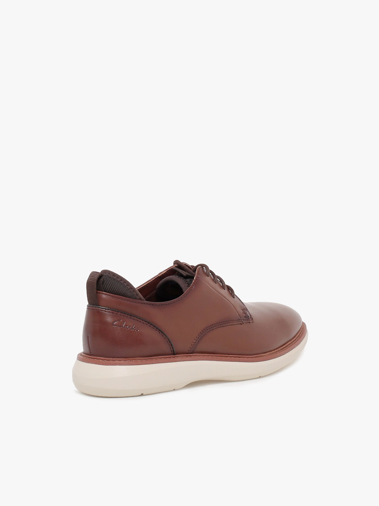 Brantin Plain Dk Tan Leather T500 Tennis Oxfords