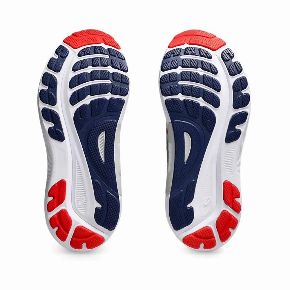 Asics Men's Gel-Kayano 31 Sneaker in Piedmont Grey/Fiery Red Asics Golf Shoe Spikes