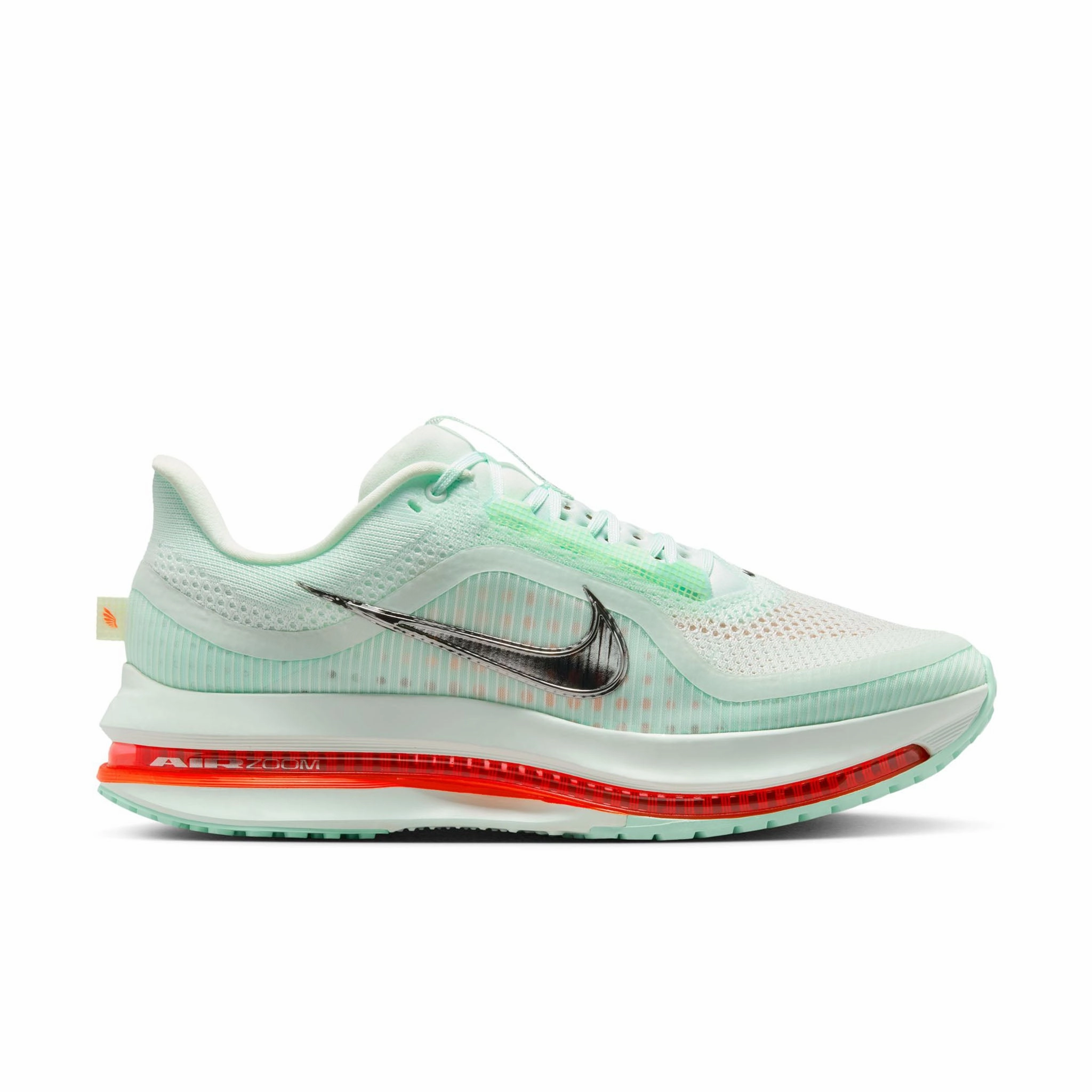 Nike Shoes With Strap Over Laces Nike | Men's Pegasus Premium Road Running Shoes - Barely Green/Bright Crimson-Mint Foam