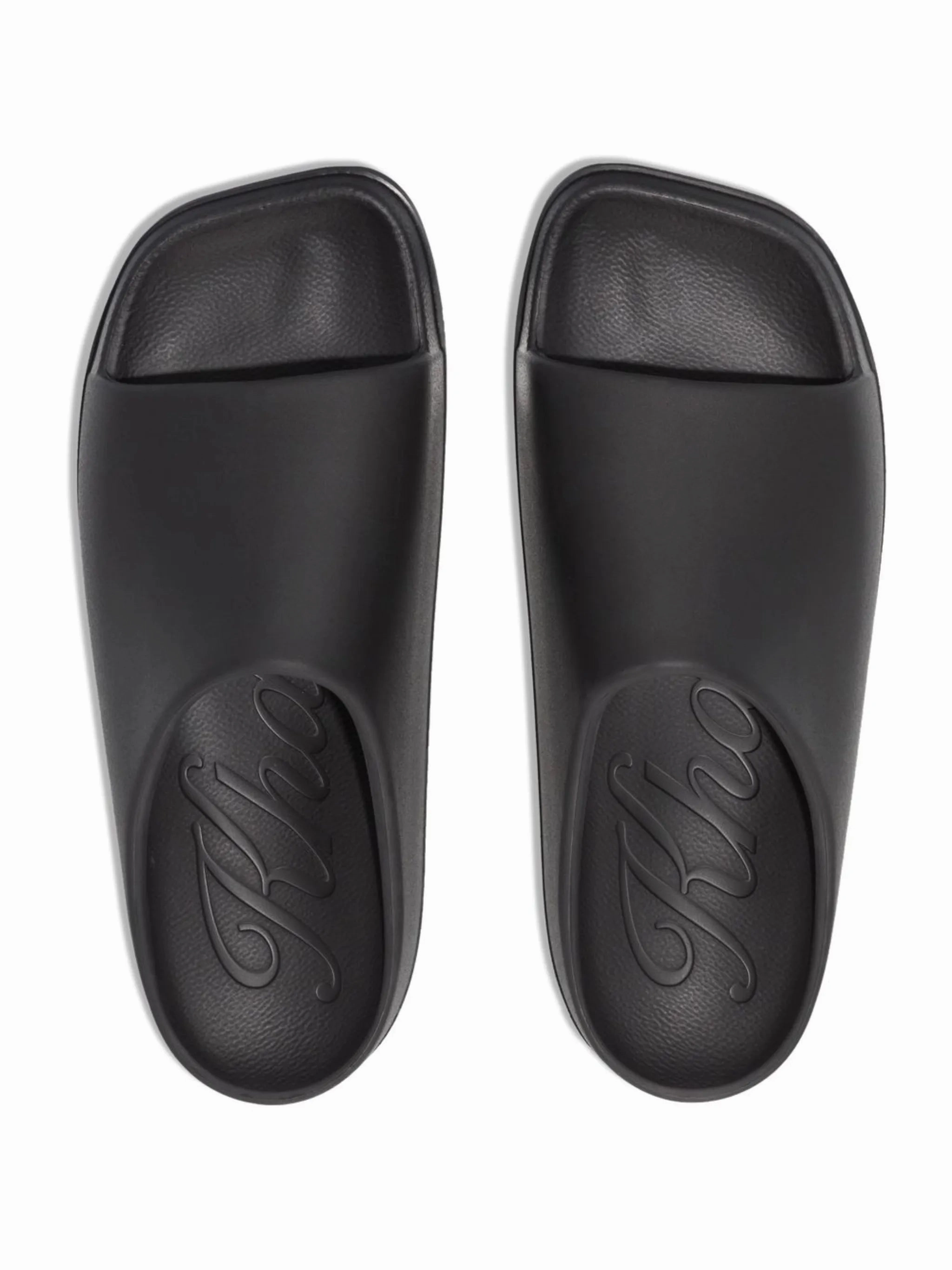 Cowhide Slippers Brighton flat slides