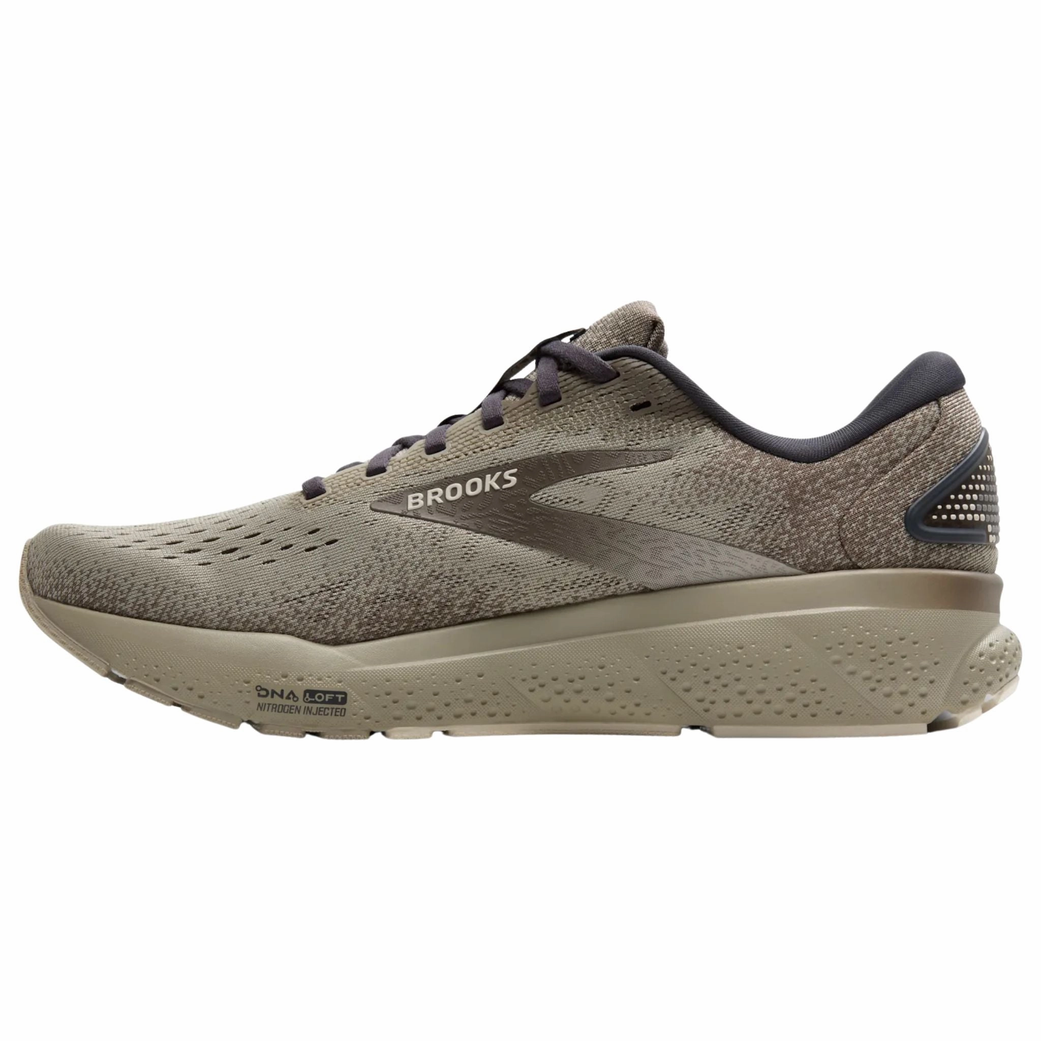 Brooks Men's 110418 240 Ghost 16 London Fog Falcon Coconut Cushion Support Running Shoes Best Shoes For Walking With Arch Support