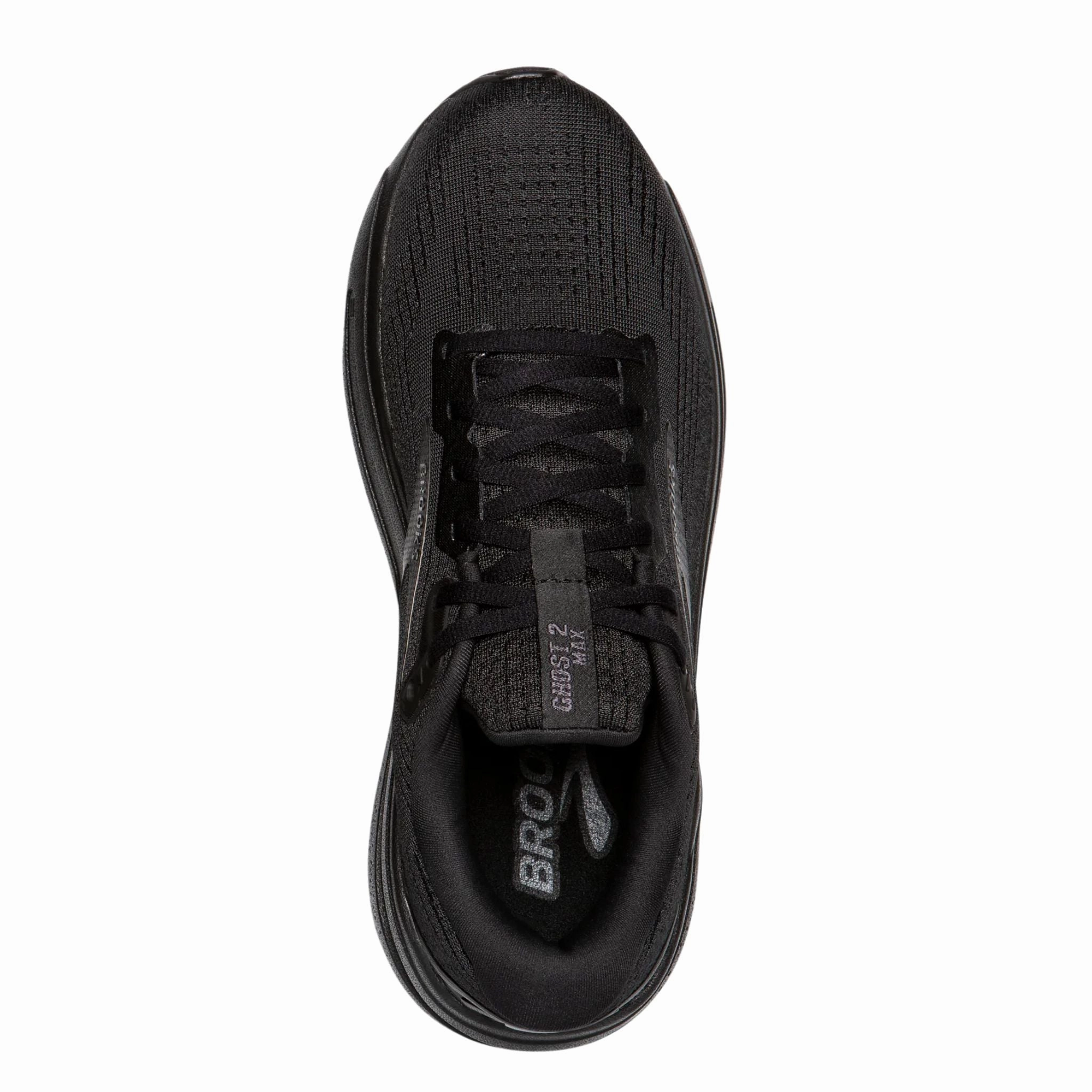 Brooks Men's 110431 020 Ghost Max 2 Black Black Ebony Cushion Neutral Running Shoes Shoes Billings Mt