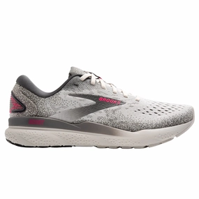 Shoes Deals Brooks Women's 120407 006 Ghost 16 Grey Gargoyle Pink Cushion Support Running Shoes