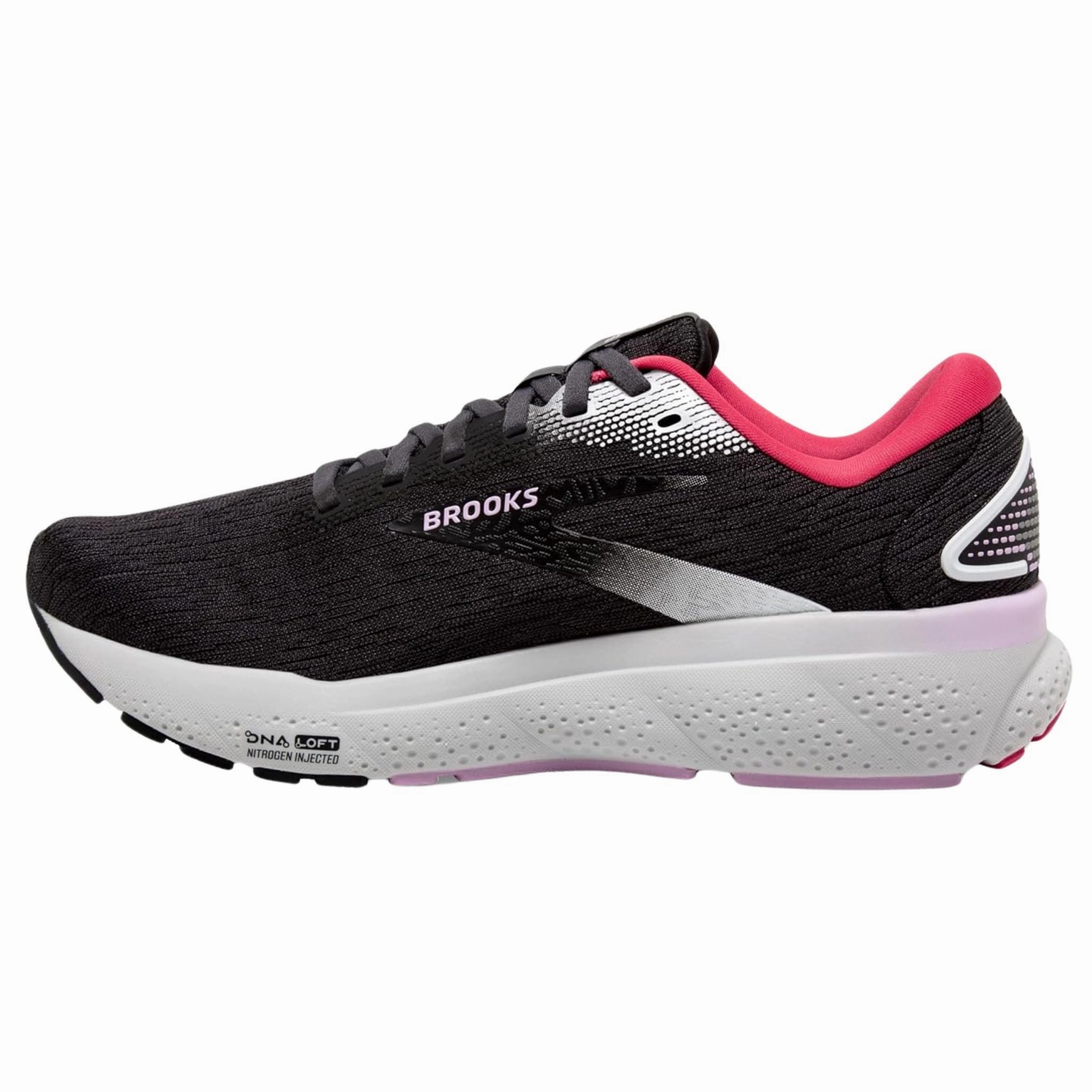 Brooks Women's 120407 051 Ghost 16 Black Ebony Raspberry Cushion Support Running Shoes Shoes Sweden