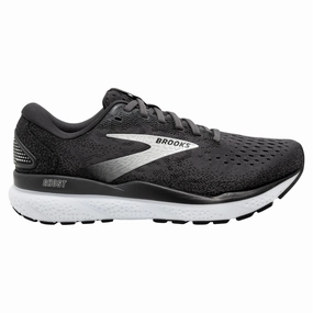 Shoes Tx Brooks Women's 120407 090 Ghost 16 Black Grey White Cushion Support Running Shoes (WIDE)