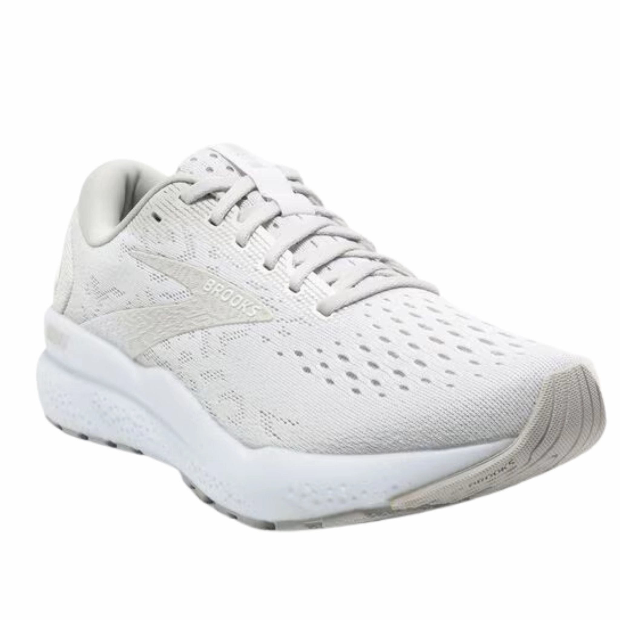 Brooks Women's 120407 151 Ghost 16 White White Grey Cushion Support Running Shoes Type Of Shoes