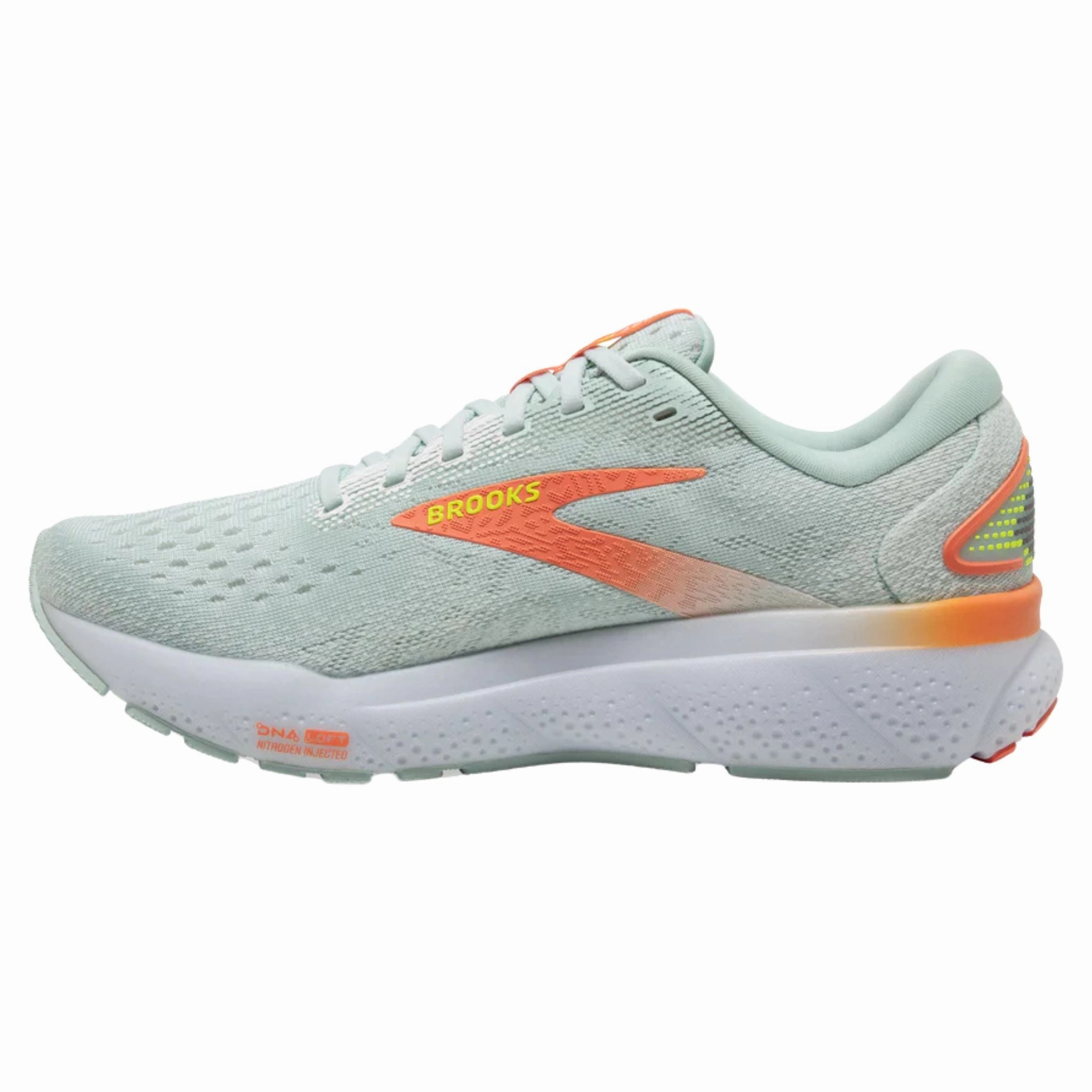 Shoes Dallas Brooks Women's 120407 411 Ghost 16 Skylight Coconut Sunset Cushion Support Running Shoes