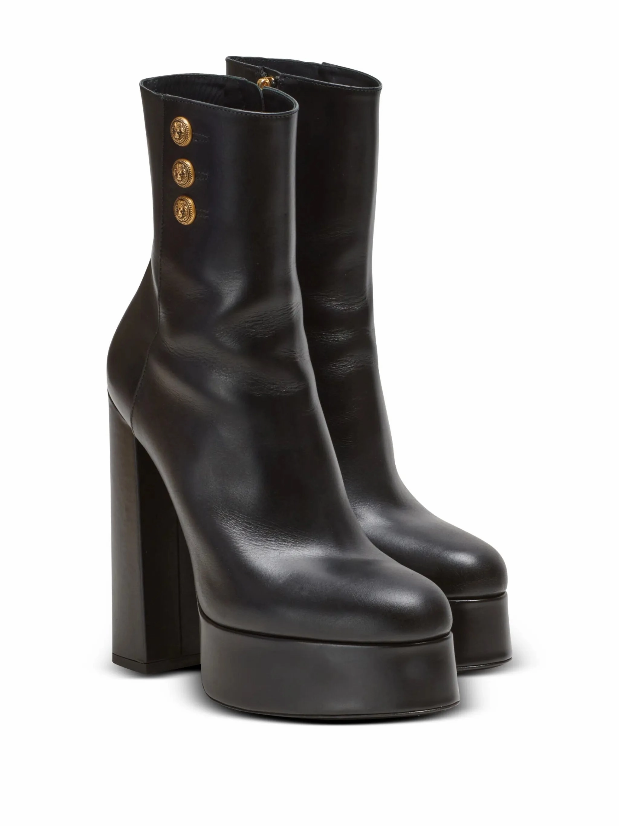 Brune 135mm leather ankle boots Suede Open Toe Ankle Boots