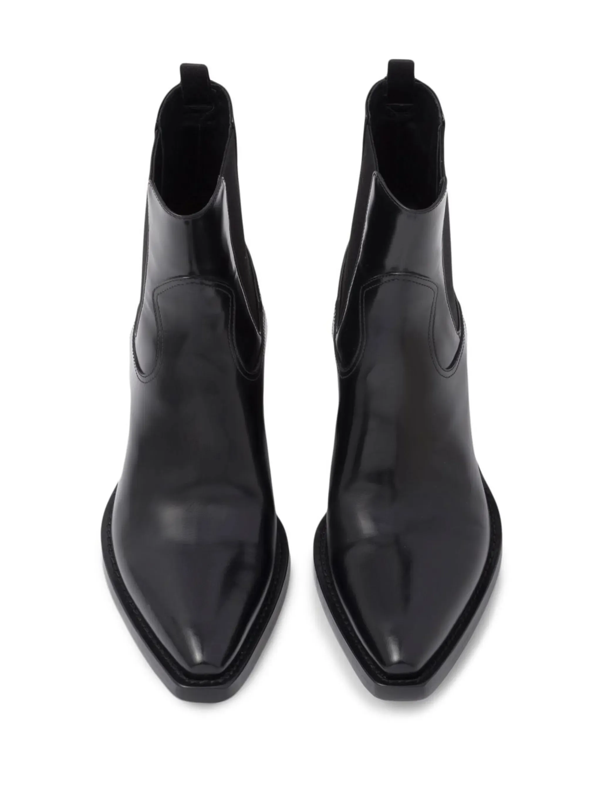 Dark Olive Green Chelsea Boots brushed leather Chelsea boots