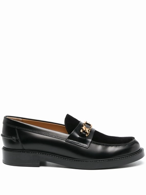 Coach Loafers Leah buckle-detail leather loafers