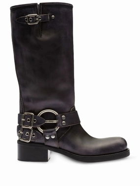 buckle-embellished biker boots Low Gabbie Ankle Boots