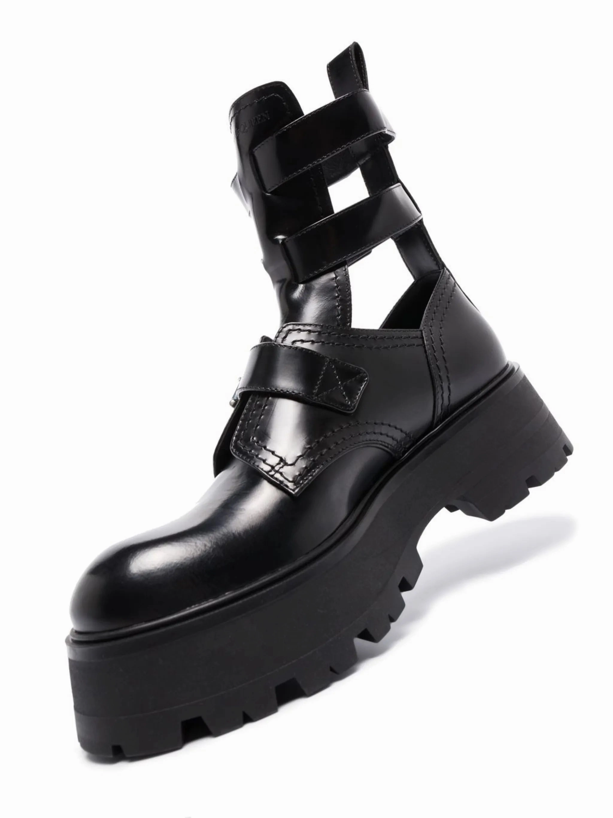 buckled ankle boots Low Wedge Suede Ankle Boots