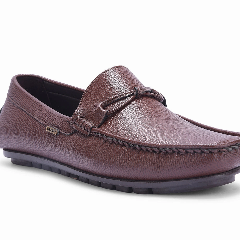 Nautica Loafers Fortune Brown Formal Loafers For Men AVL-5 By Liberty