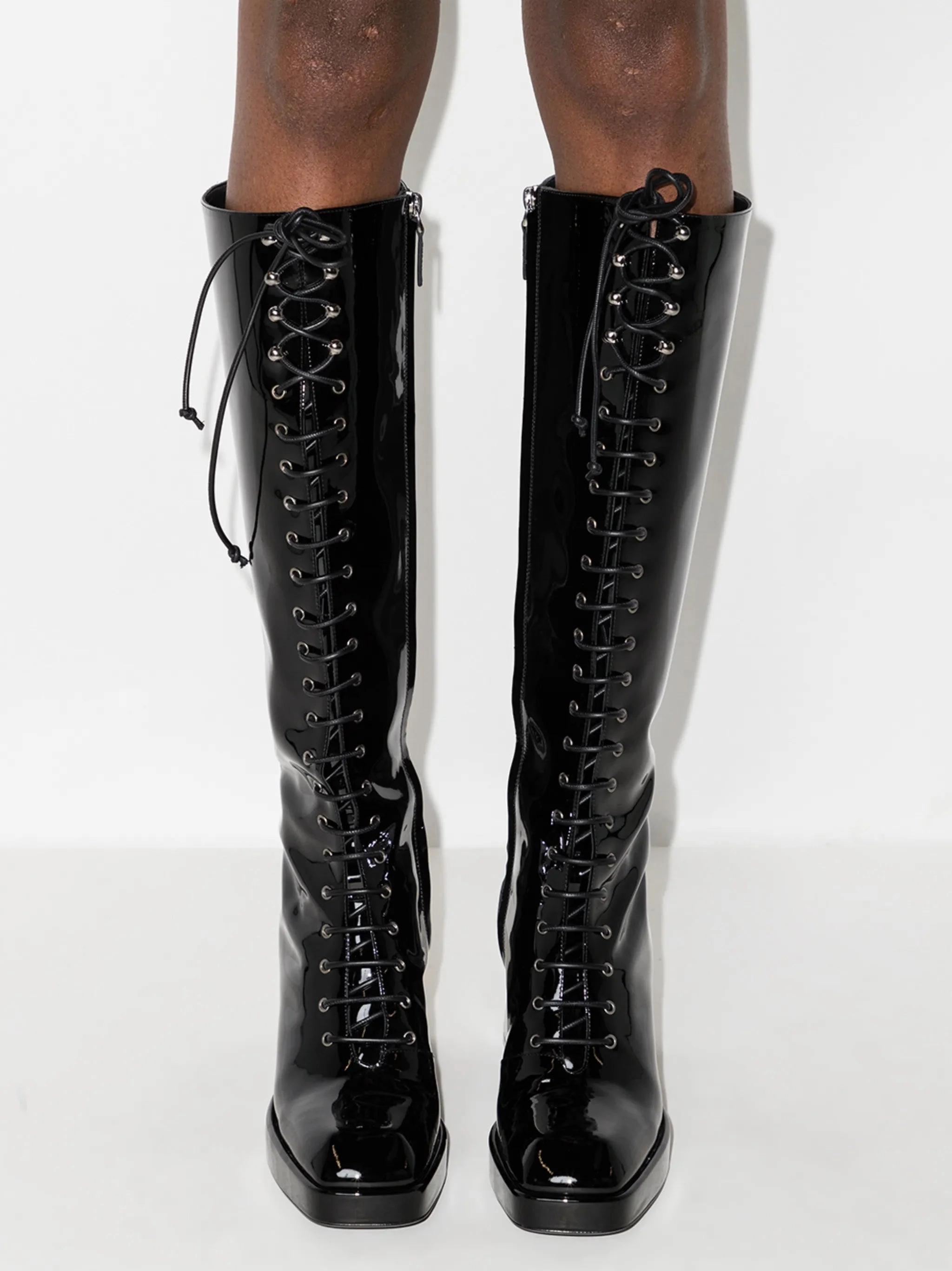 Milla Patent Ankle Boots Bulla Ward 85mm knee boots