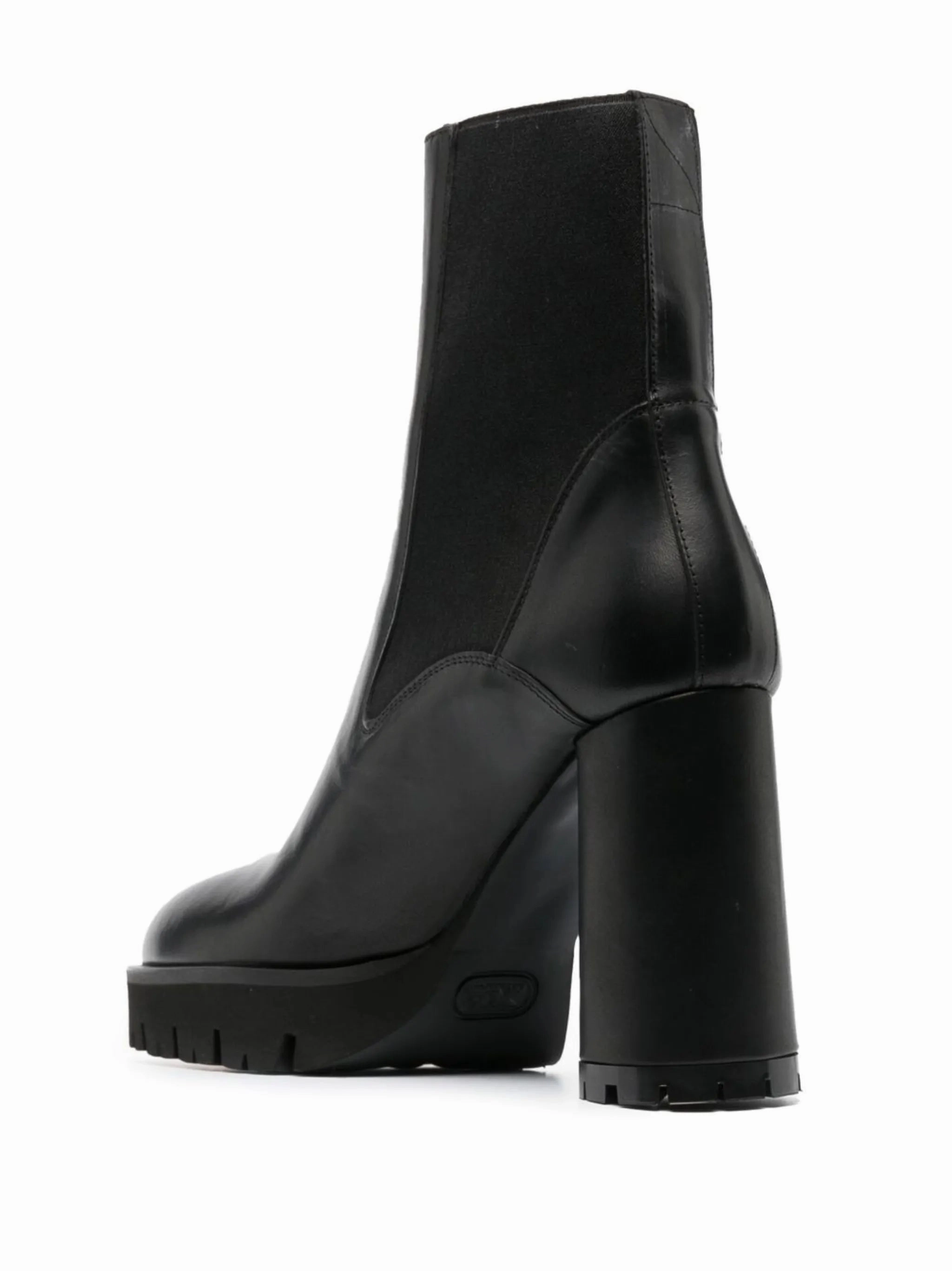 Metallic Ankle Boots Low Heel Caio high-heel boots