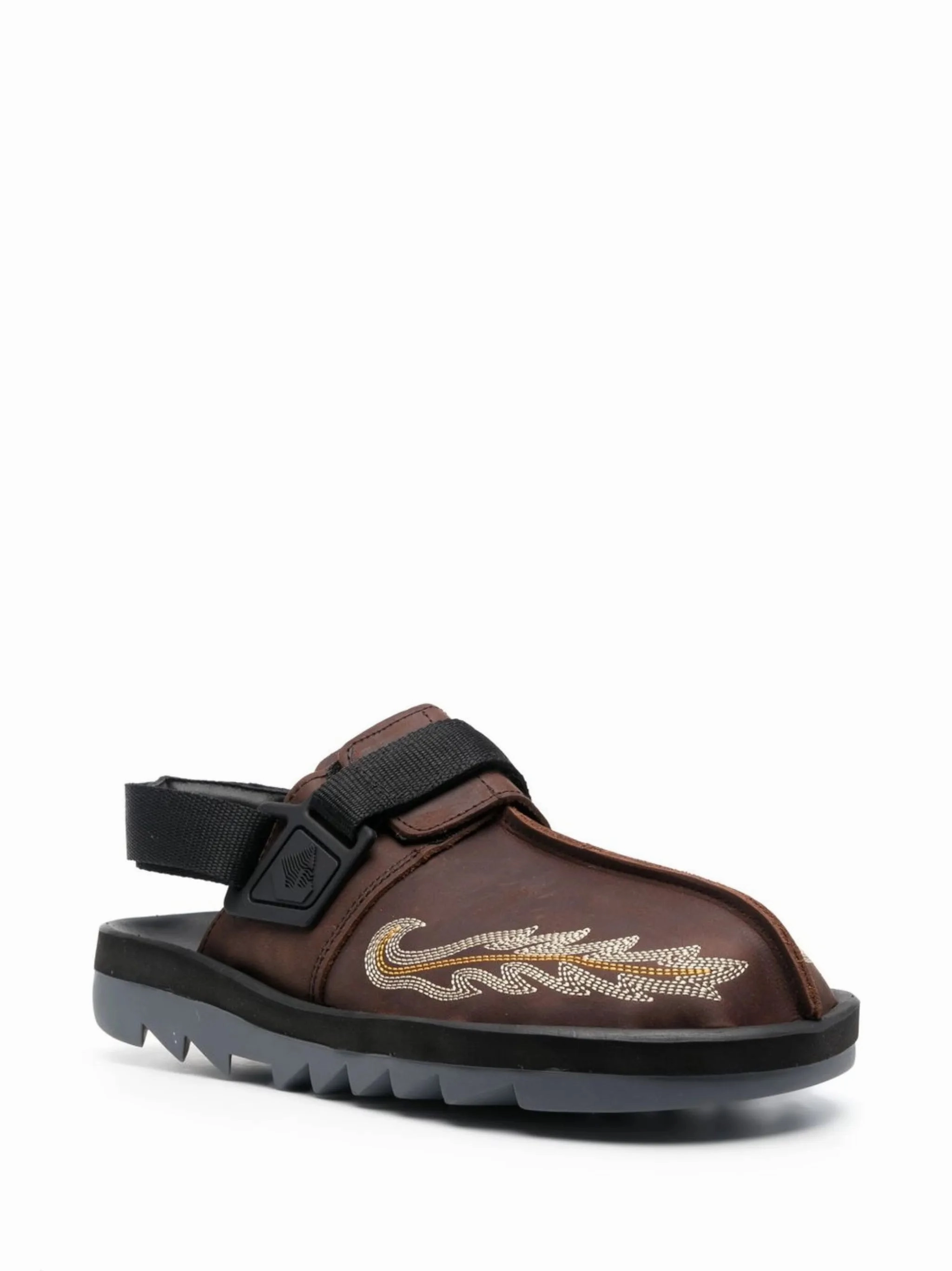 Pua Slippers calf-leather embroidered shoes