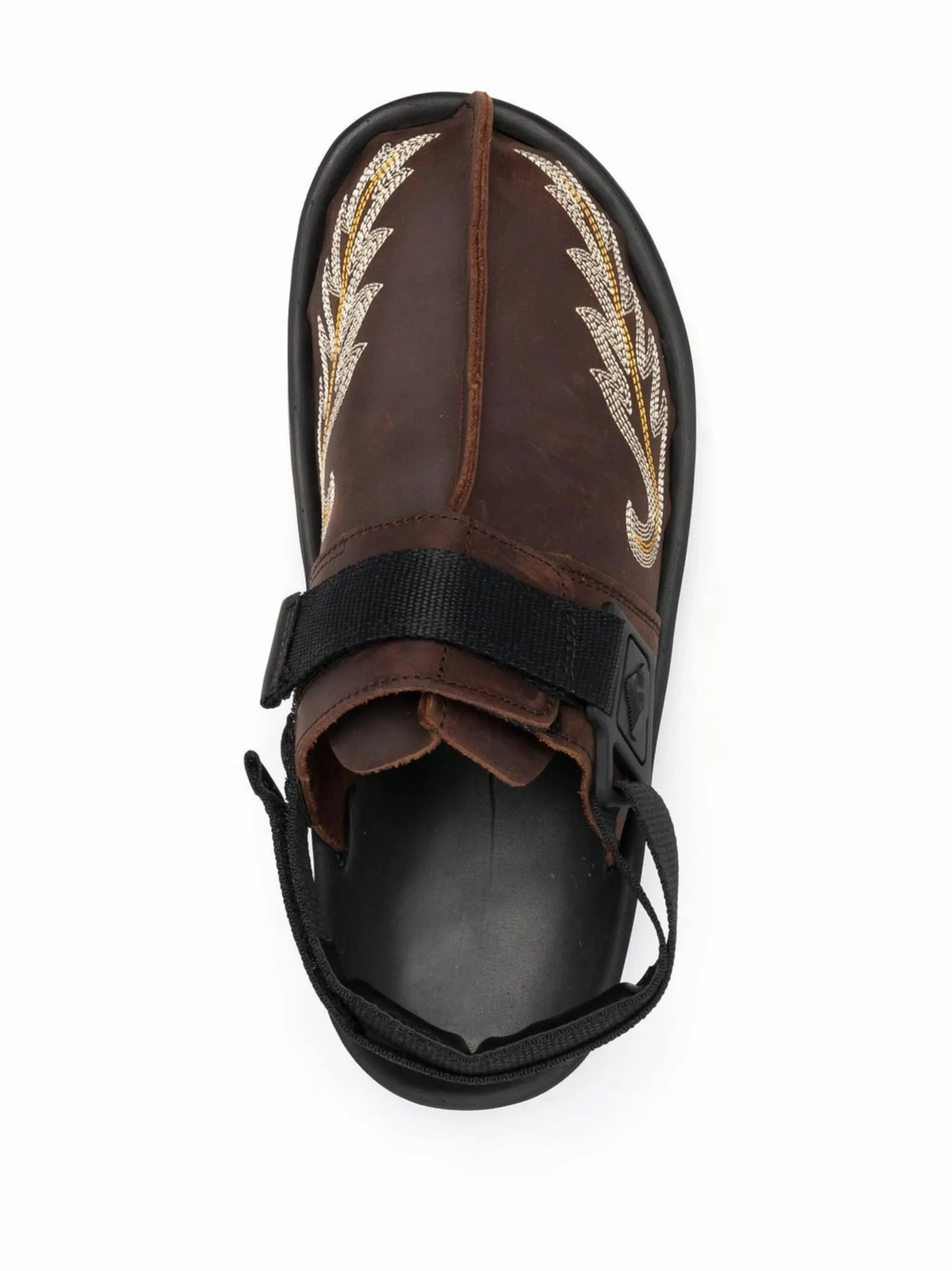 calf-leather embroidered shoes Bed Room Slippers