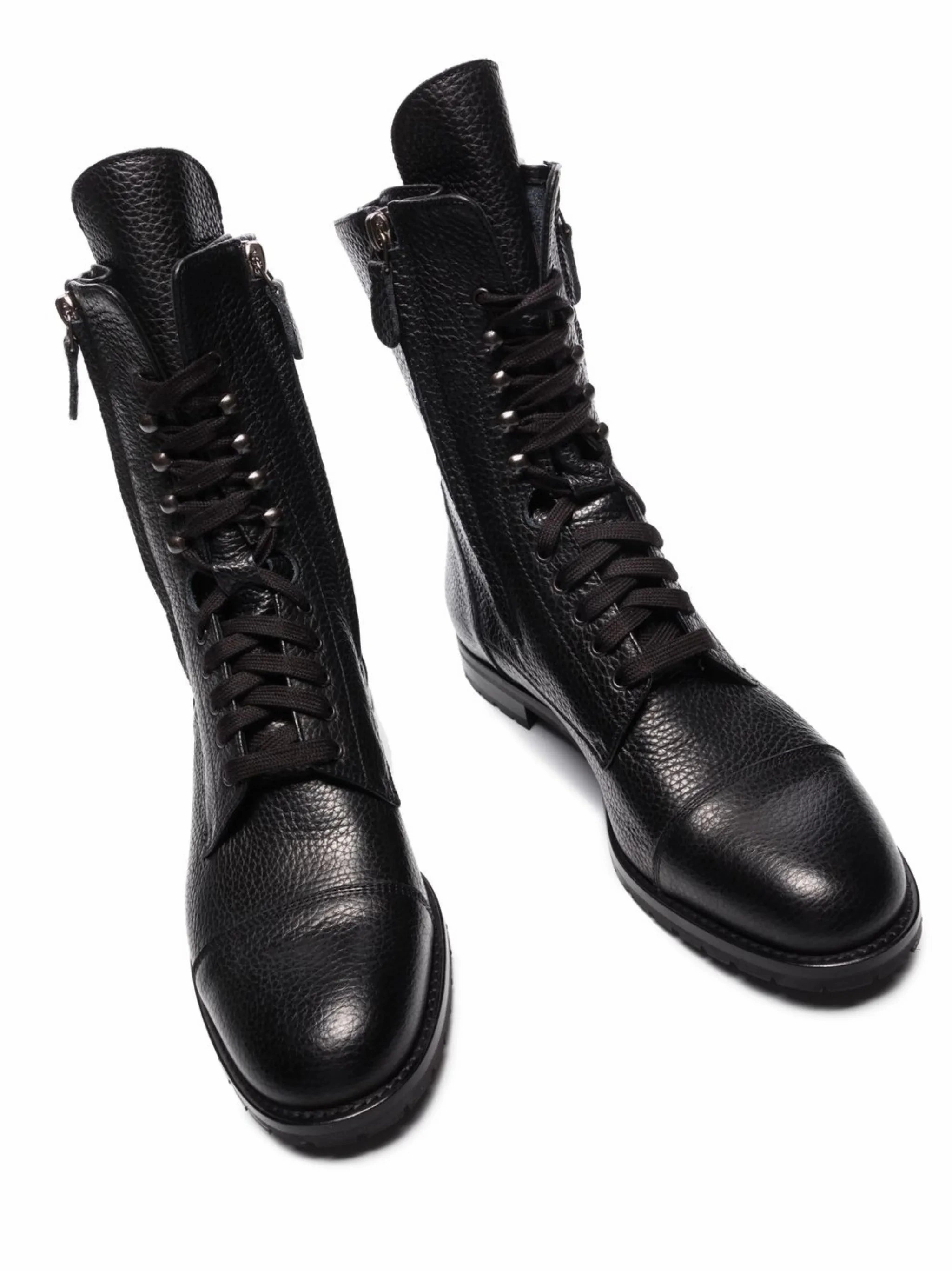 Thandy Curved Heel Ankle Boots Campcha lace-up ankle boots