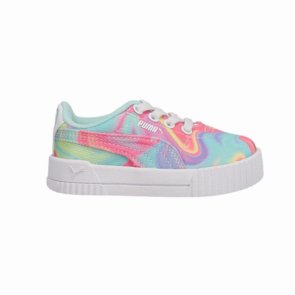 Carina Swirl Ac Tie-Dye Lace Up Sneakers (Toddler) Puma Bow Shoes Rihanna