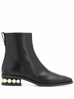 Woody Sport Ankle Boots Casati pearl-embellished ankle boots