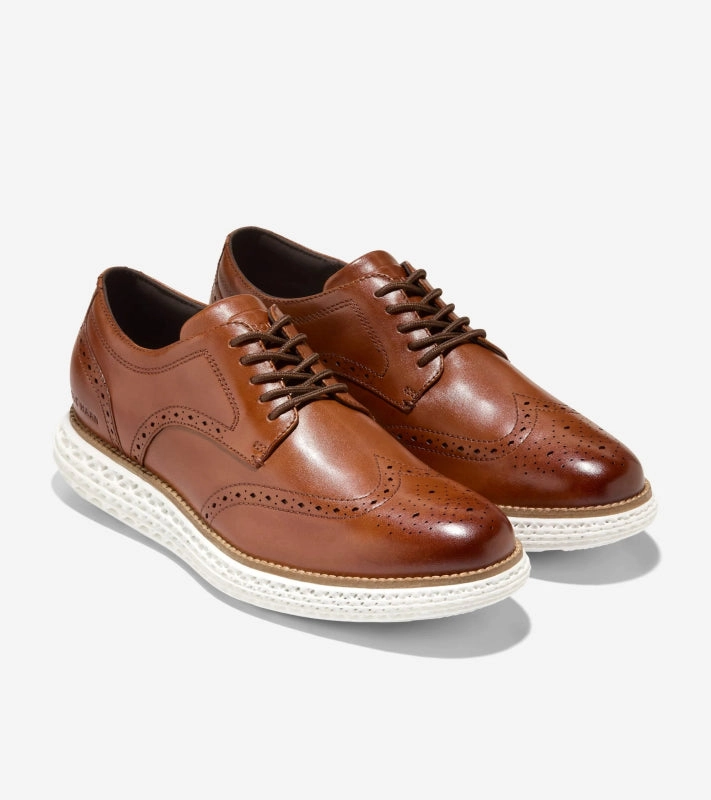 Rugged Oxfords Cole Haan Men's OriginalGrand 2.0 Wingtip - British Tan