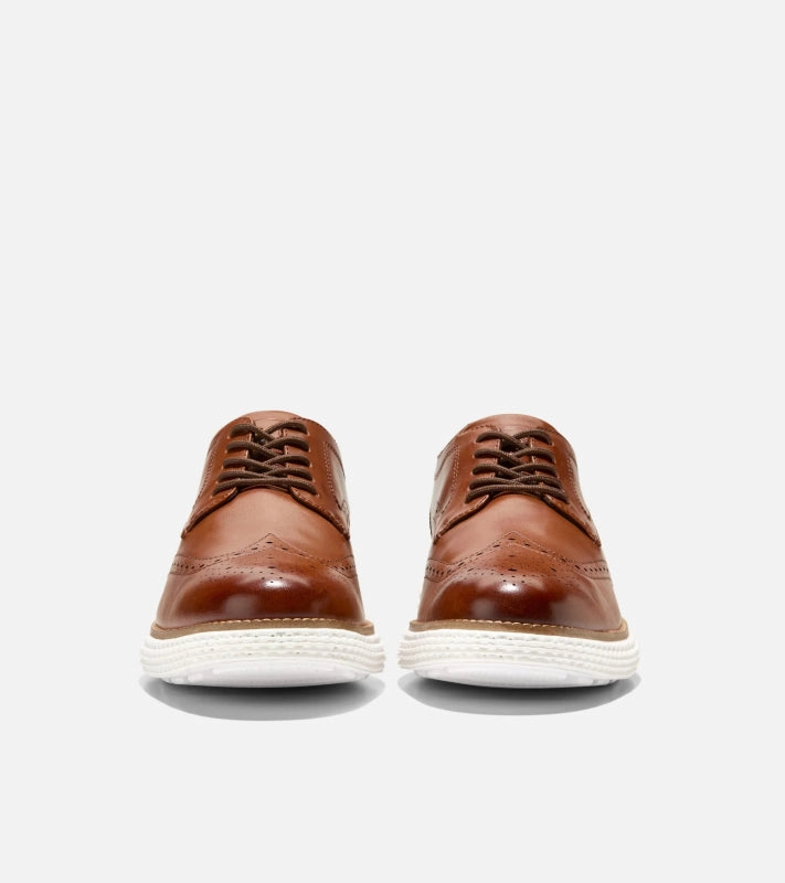 Cole Haan Men's OriginalGrand 2.0 Wingtip - British Tan Doc Martens Oxfords