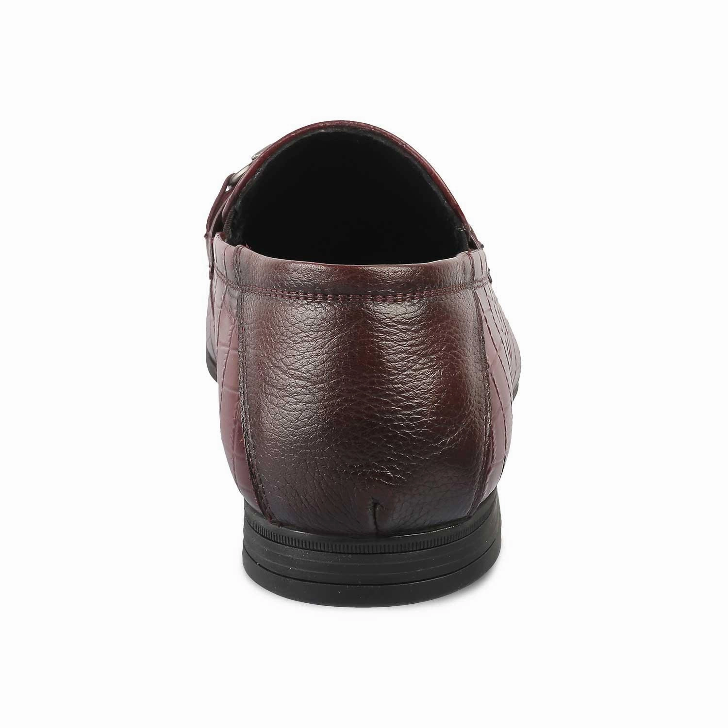 The Reptile Wine Mens Leather Loafers Hey Dude Nut Loafers