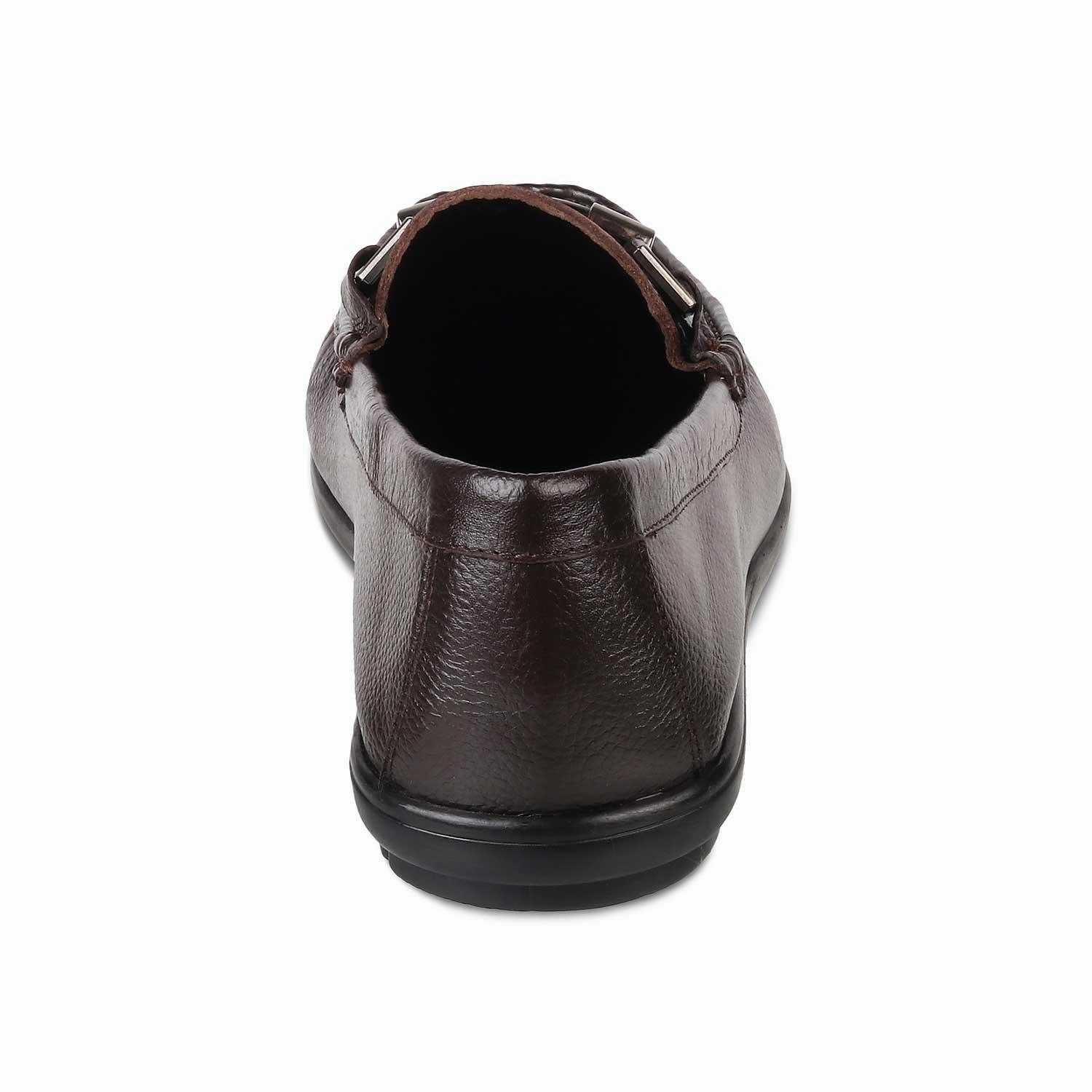 The Uffizi Brown Men's Leather Loafers Tresmode Loafers Zara