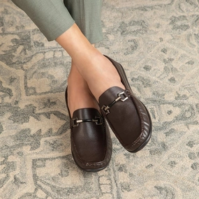 Grenson Penny Loafers The Uffizi Brown Men's Leather Loafers Tresmode