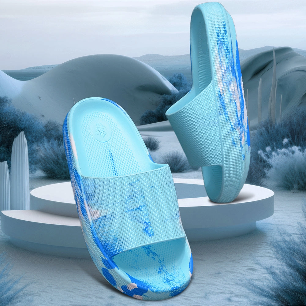 A-HA Casual Blue Slides For Women COMFYWALK5 By Liberty Wirecutter Best Slippers