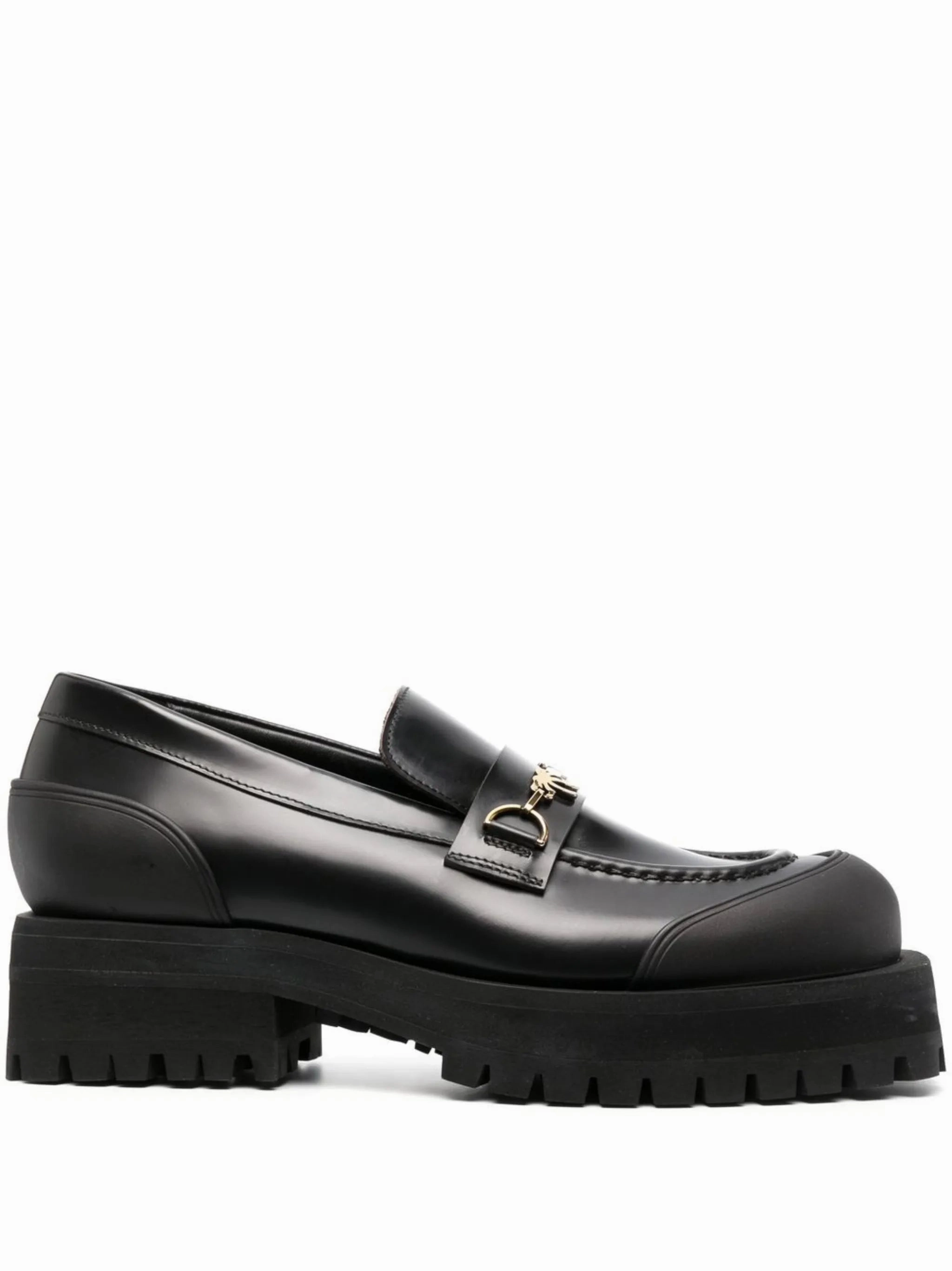 chain logo plaque loafers Visvim Loafers