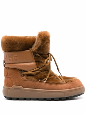 Heavenly Soles Ankle Boots Wide Fit Chamonix shearling snow boots
