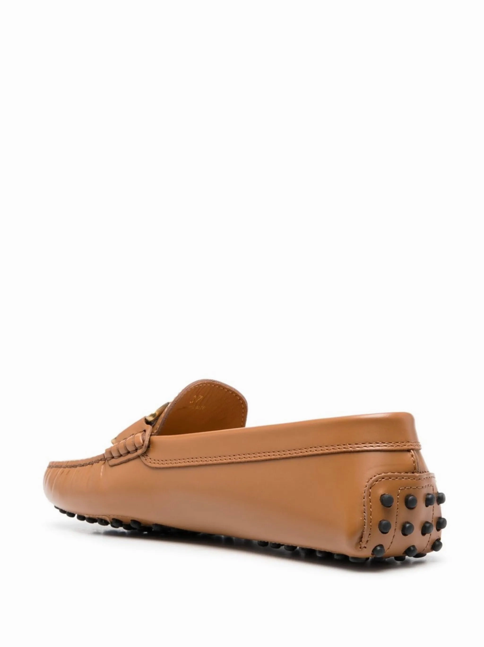 Penny Loafers And Shorts chain-link leather loafers