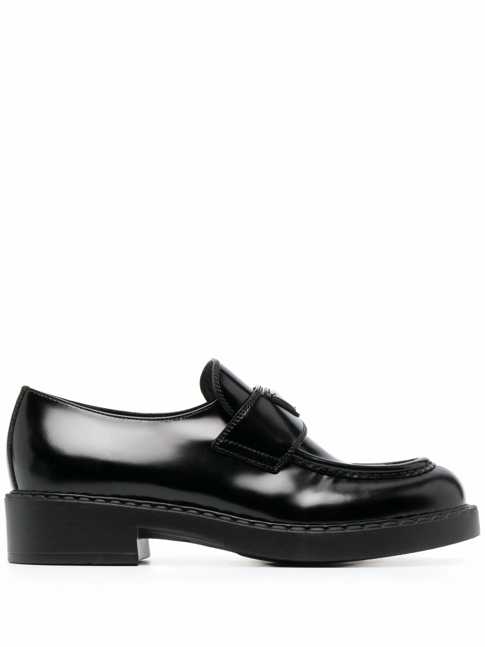 Loafers Sports Bar Chocolate logo plaque 40mm loafers