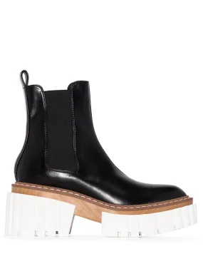 All Black Chelsea Boots chunky Chelsea boots