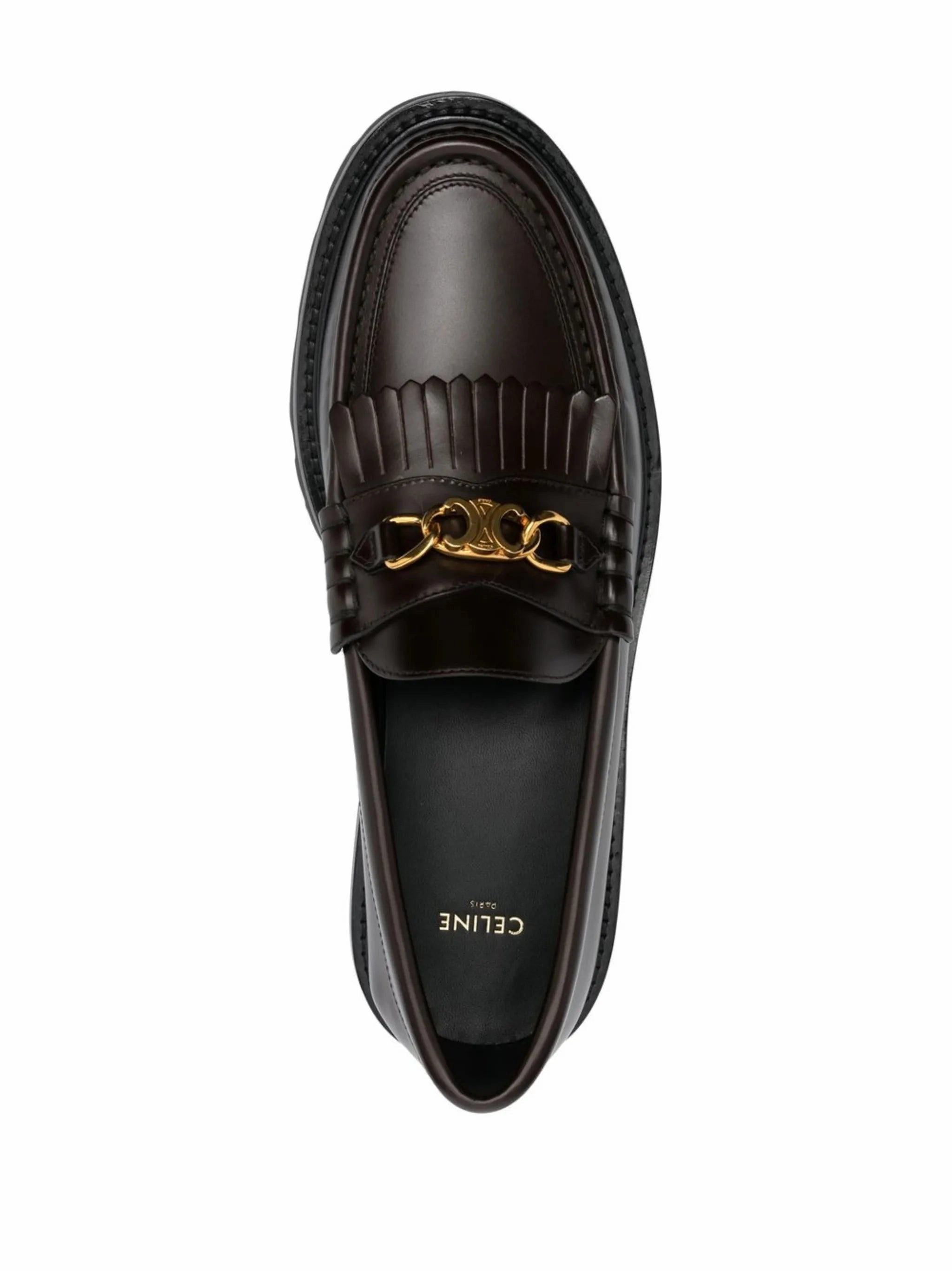 Prada Leather Loafers chunky leather loafer