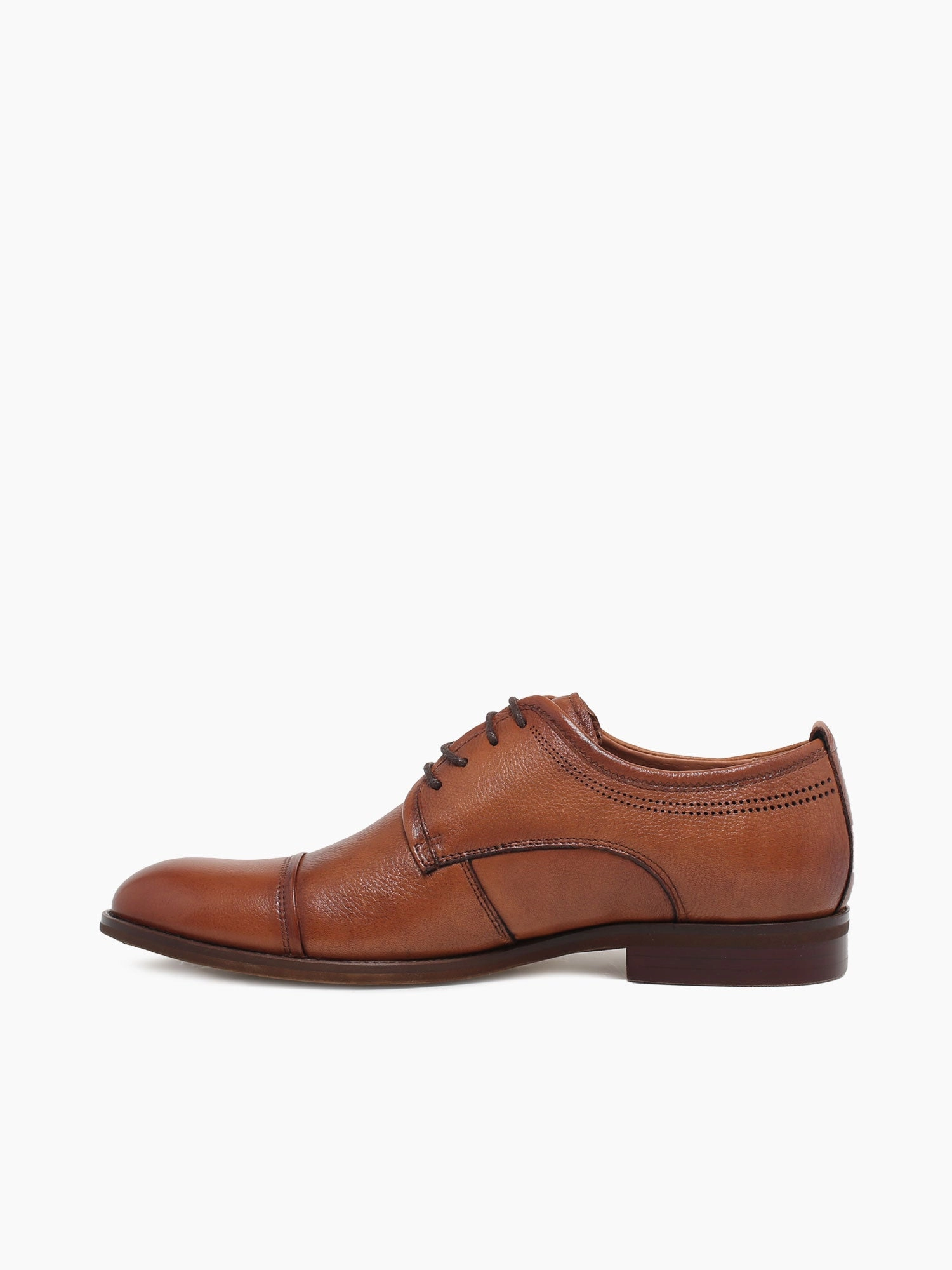 Oxford Leather Dress Shoes Cillian Tan Soft Tumbled Leather
