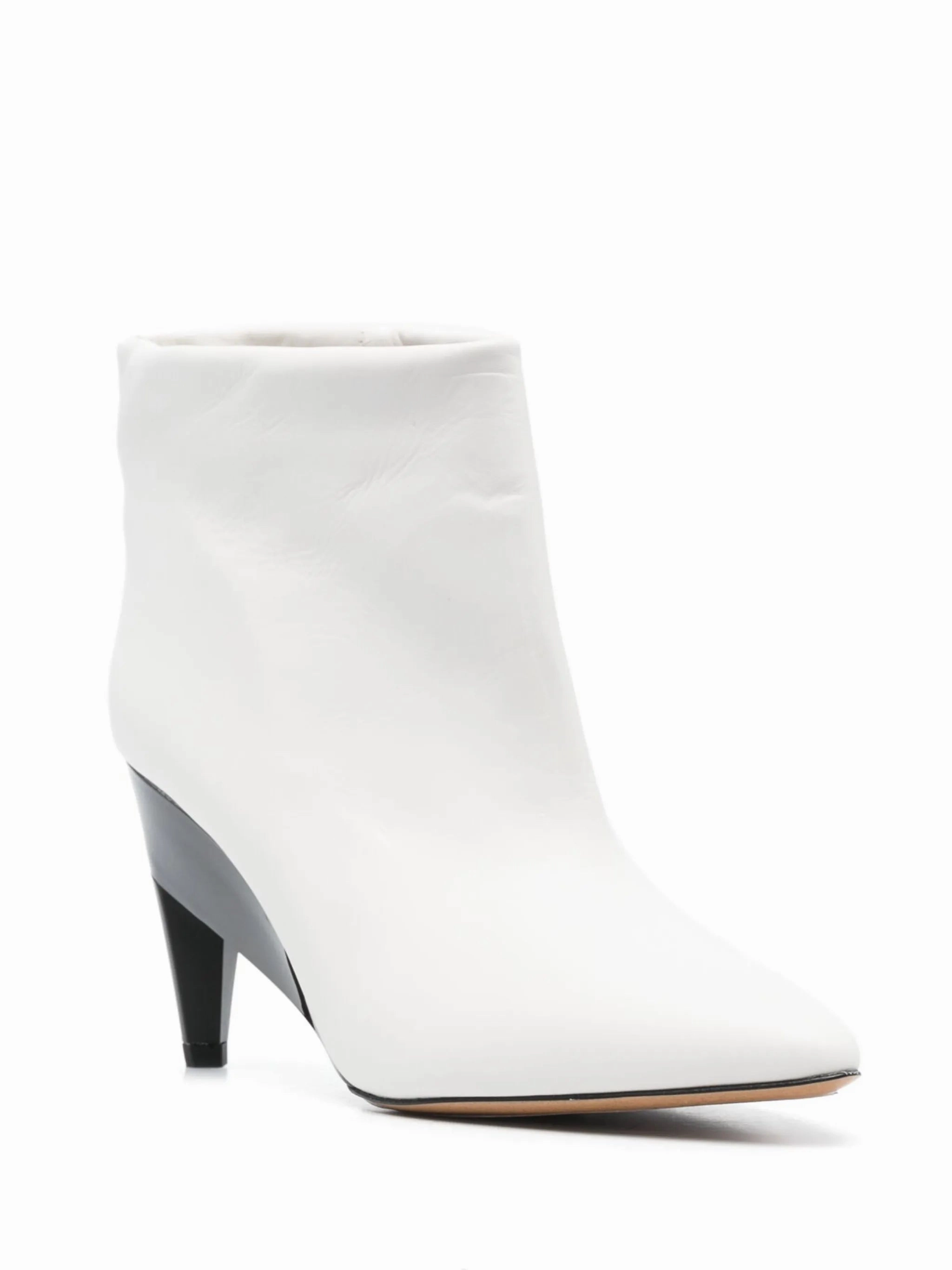 calf leather ankle boots Ankle Boots With No Heels