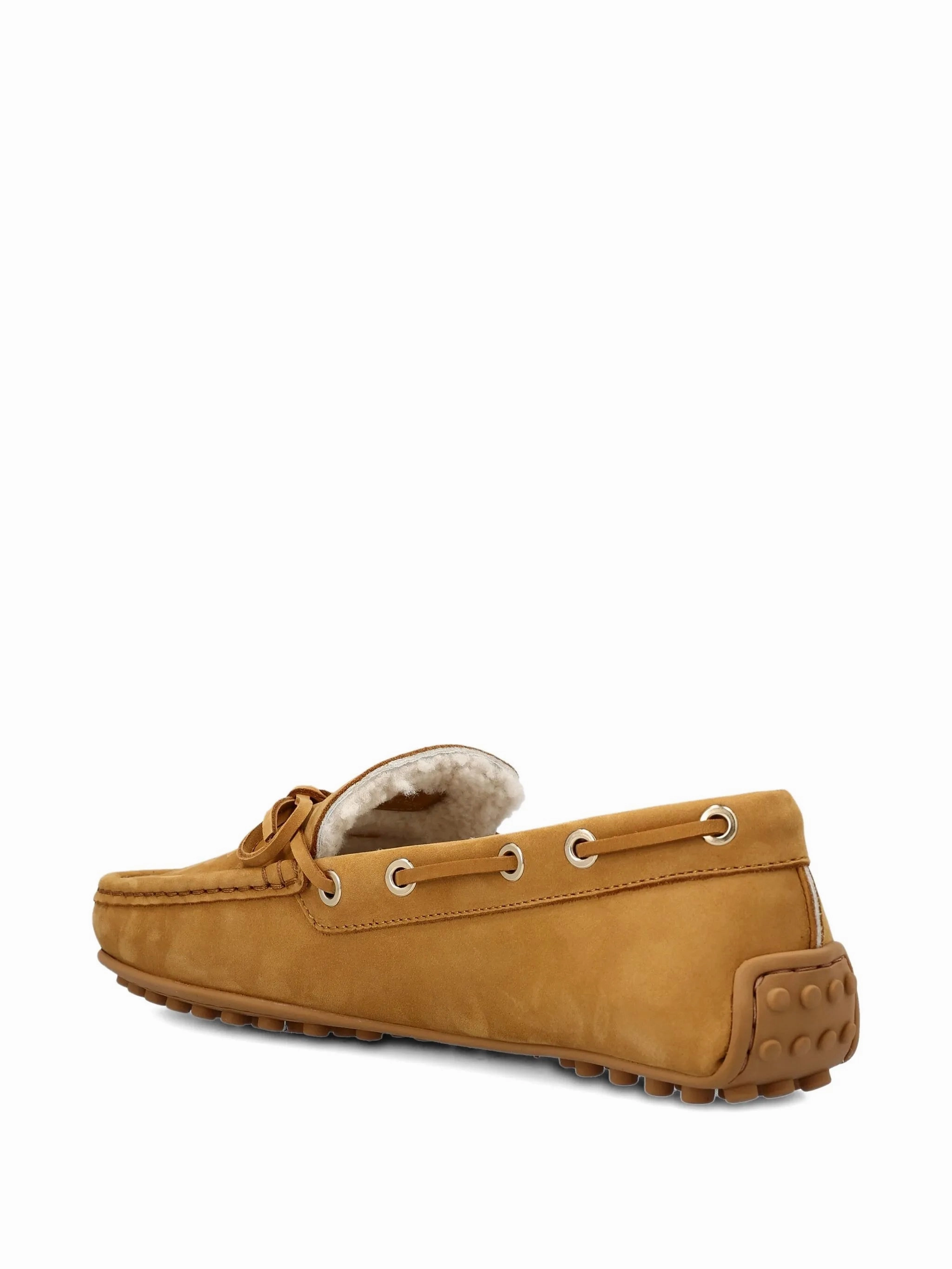 City Gommino nubuck loafers Silver Loafers Metallic