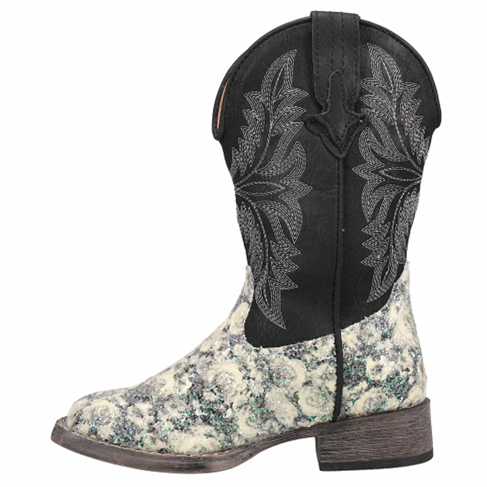 Overreach Boots For Horses Claire Floral Square Toe Cowboy Boots (Little Kid-Big Kid)