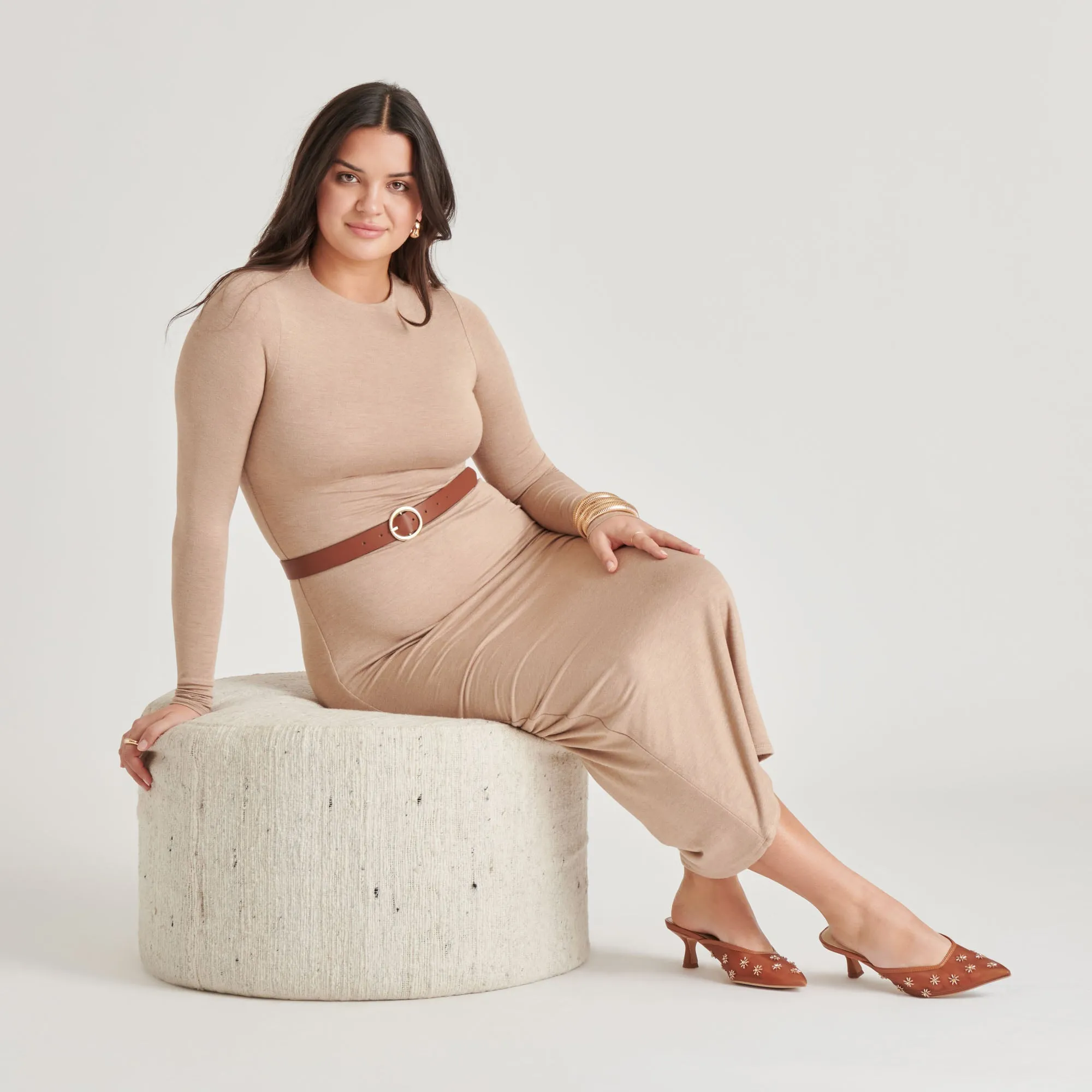 Heels For Arches CLARA WIDE HEELS SADDLE MESH