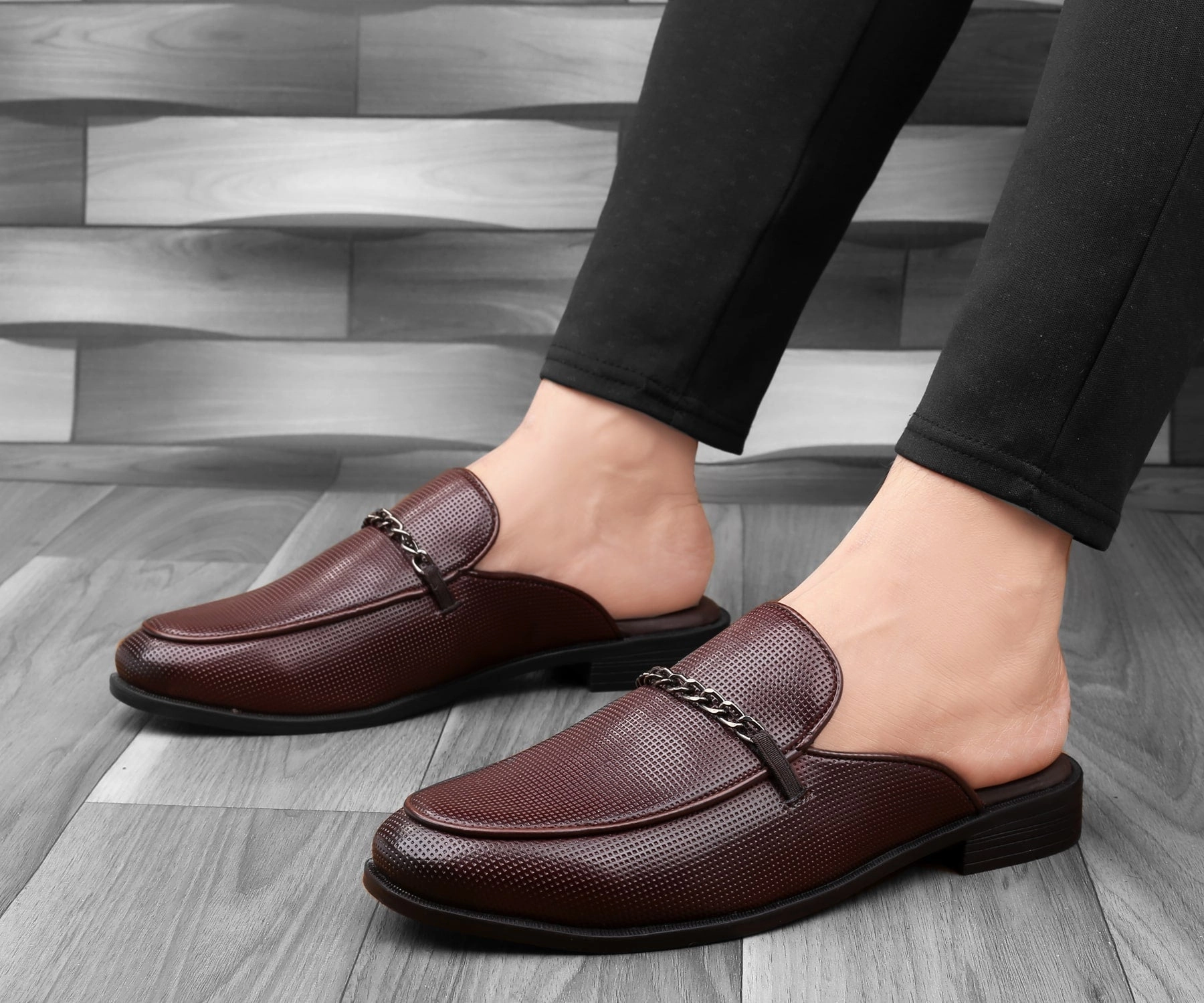 Bacca Bucci MOROCCO Mules Clogs Open back Loafers with Comfortable Memory Insoles Loafers Van