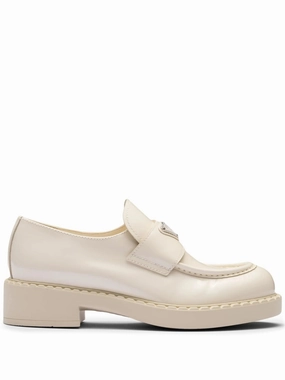 Chocolate patent leather loafers Wallabee Loafers