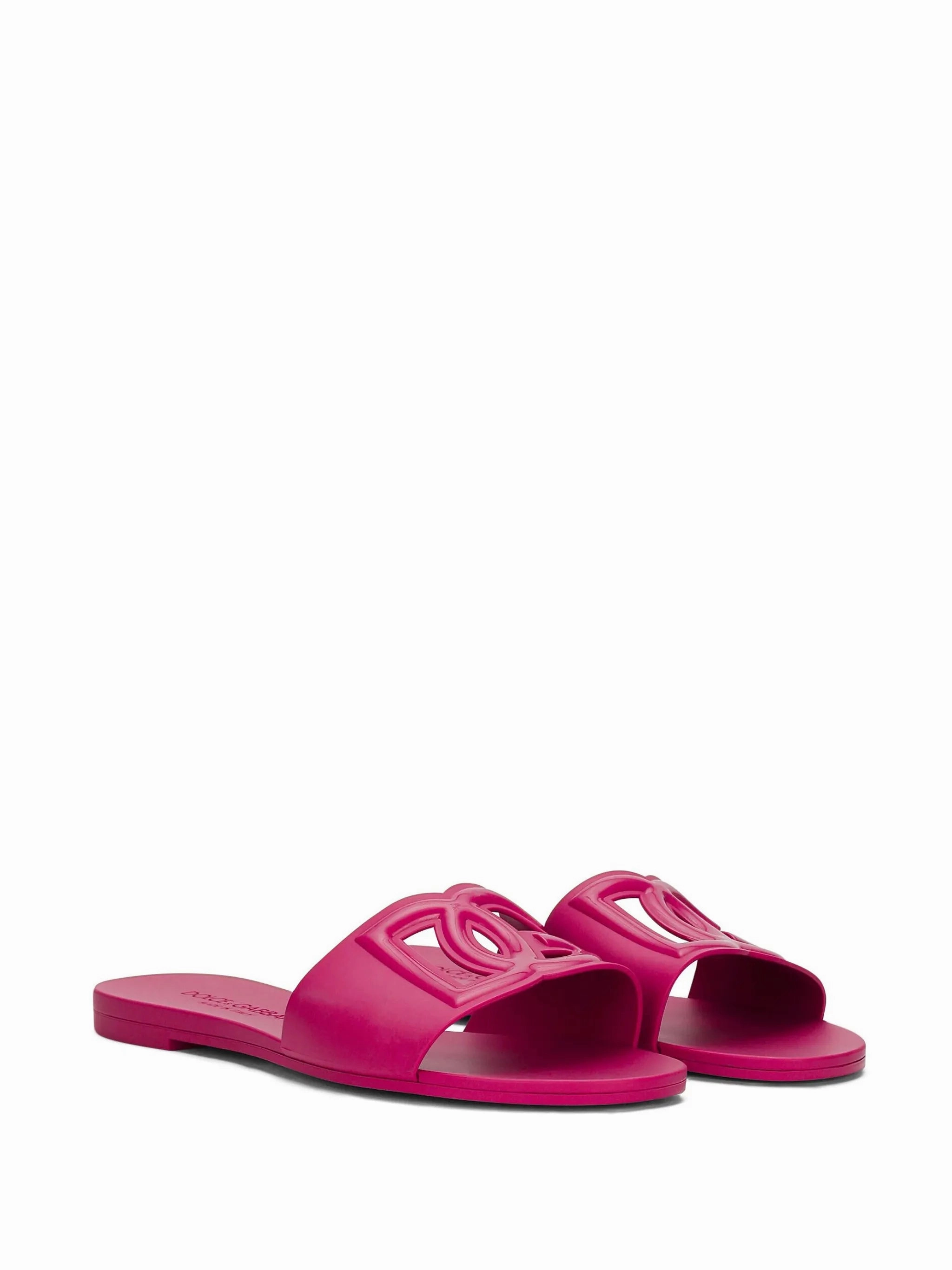 Slippers Flamingo Bianca DG-logo slides