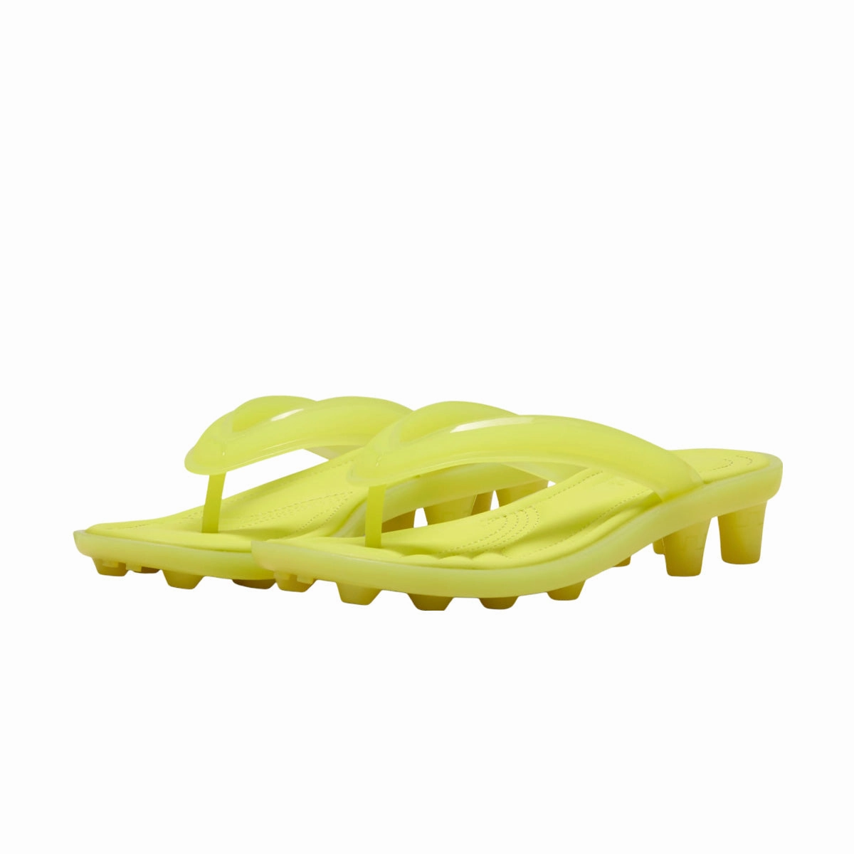 Red Slippers   FENTY Cat Cleat Jelly 'Lime Sheen'