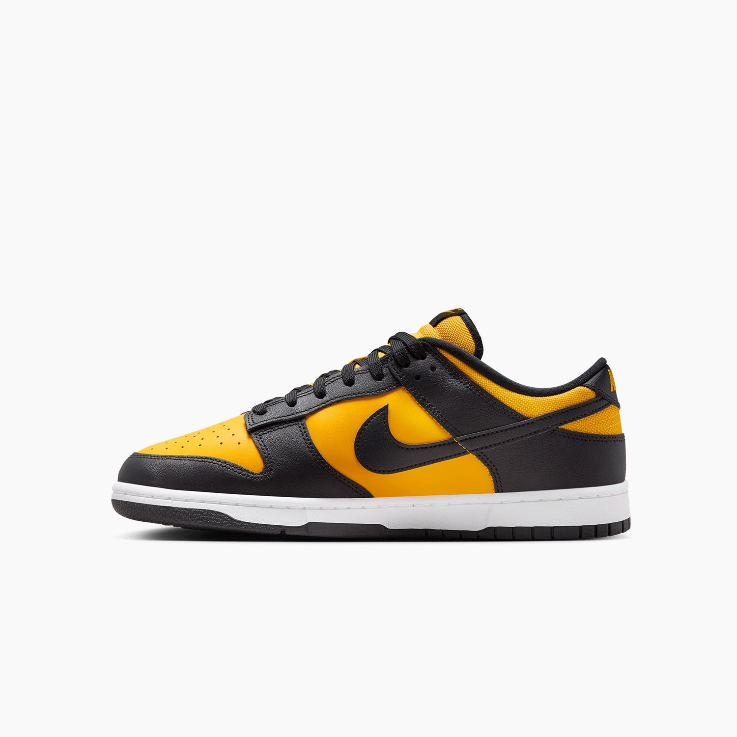 Men's Dunk Low "Black University Gold" New Nike Shoe Releases